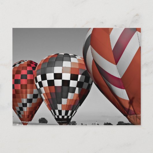 Luchtballonnen Briefkaart (Voorkant)