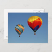 Luchtballonnen. Briefkaart (Voorkant / Achterkant)