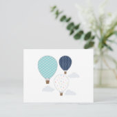 Luchtballonnen Briefkaart (Staand voorkant)