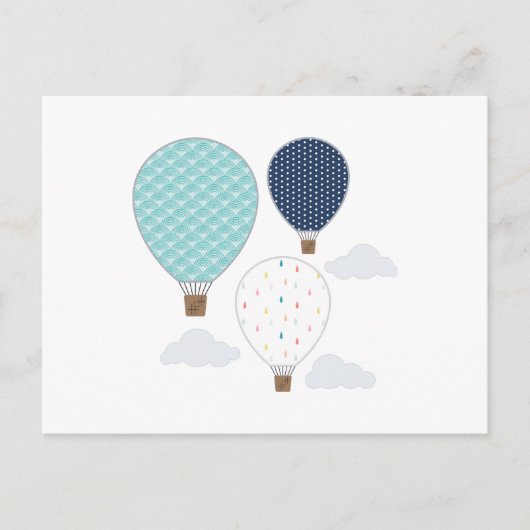 Luchtballonnen Briefkaart (Voorkant)