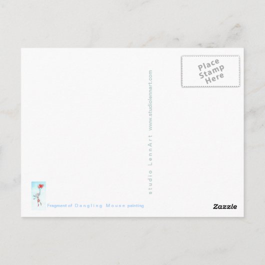 Luchtballonnen Briefkaart (Achterkant)