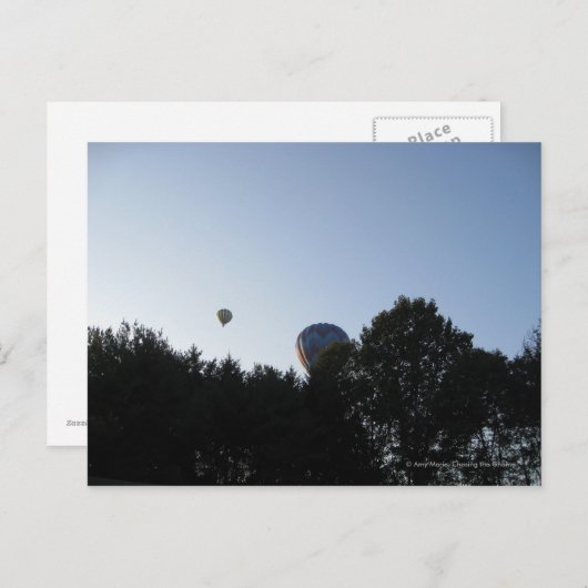 Luchtballonnen Briefkaart (Voorkant / Achterkant)