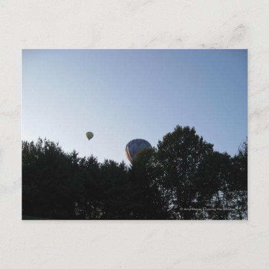 Luchtballonnen Briefkaart (Voorkant)
