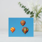 Luchtballonnen Briefkaart (Staand voorkant)