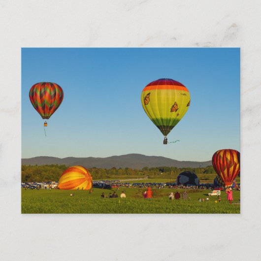 Luchtballonnen Briefkaart (Voorkant)
