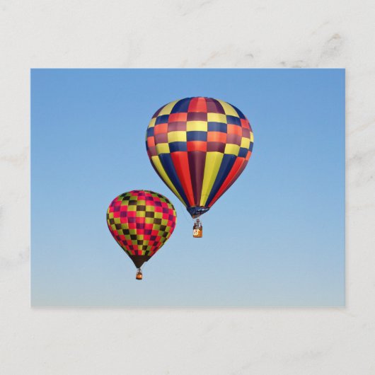 Luchtballonnen Briefkaart (Voorkant)