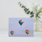 Luchtballonnen Briefkaart (Staand voorkant)