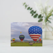 Luchtballonnen Briefkaart (Staand voorkant)