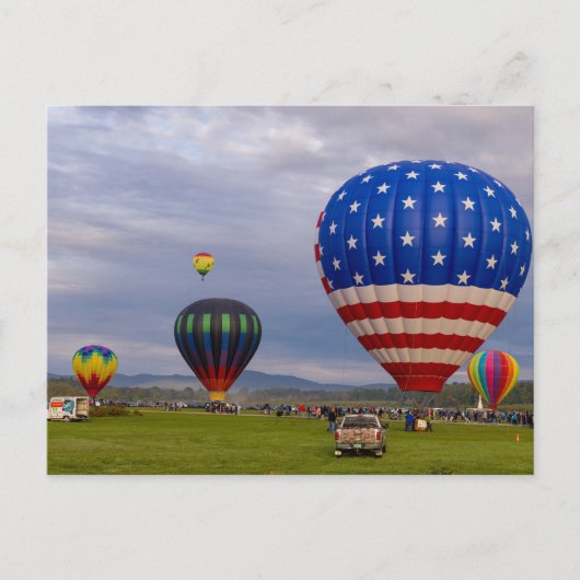 Luchtballonnen Briefkaart (Voorkant)
