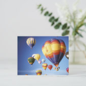 Luchtballonnen Briefkaart (Staand voorkant)