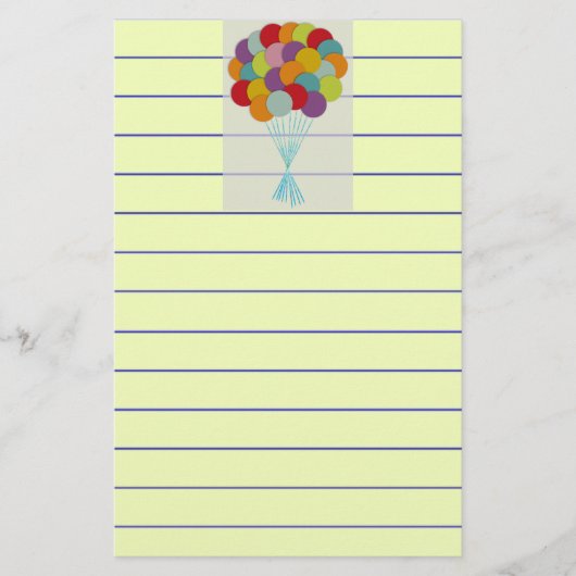 Luchtballonnen Briefpapier (Voorkant)