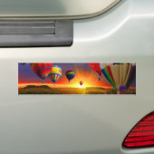 Luchtballonnen Bumpersticker (Op auto)