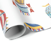 Luchtballonnen Cadeaupapier (Rol Hoek)