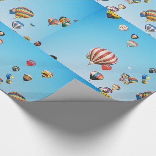 Luchtballonnen Cadeaupapier (Hoek)