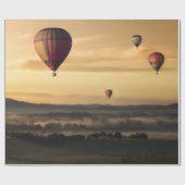 Luchtballonnen Cadeaupapier (Vlak)