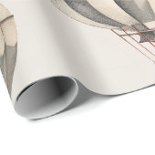  luchtballonnen cadeaupapier (Rol Hoek)