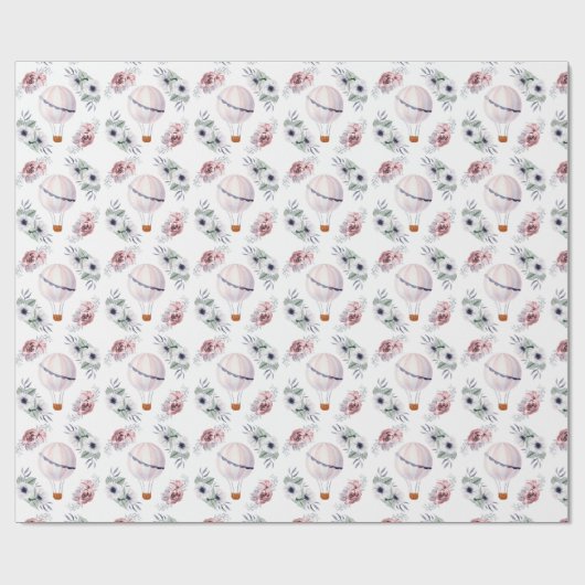 Luchtballonnen Cadeaupapier (Vlak)