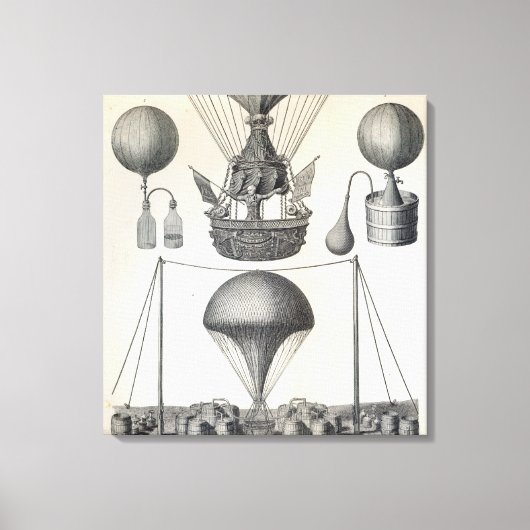 Luchtballonnen Canvas Afdruk (Voorkant)