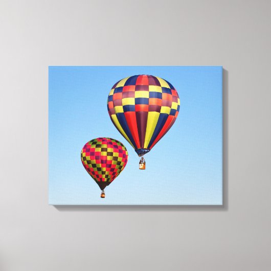 Luchtballonnen Canvas Afdruk (Voorkant)