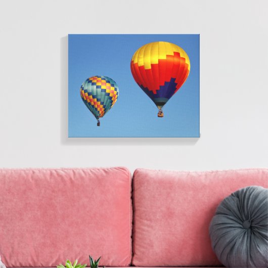 Luchtballonnen Canvas Afdruk (Insitu (Woonkamer))