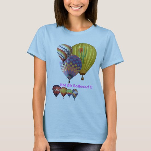 Luchtballonnen!!! Collage T-shirt (Voorkant)