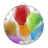 Luchtballonnen Dartbord (Voorkant)