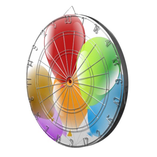 Luchtballonnen Dartbord (Voorkant Rechts)