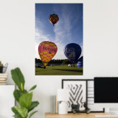 Luchtballonnen die opstijgen poster (Thuiskantoor)