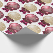 Luchtballonnen en rozen op cadeaupapier (Hoek)