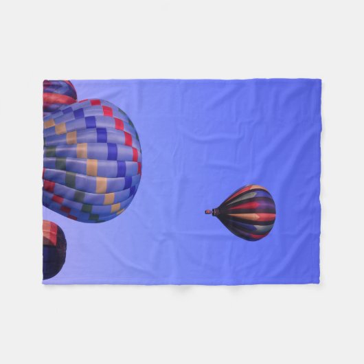 Luchtballonnen Fleece Deken (Voorkant (Horizontaal))