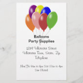 Luchtballonnen Flyer (Voorkant)