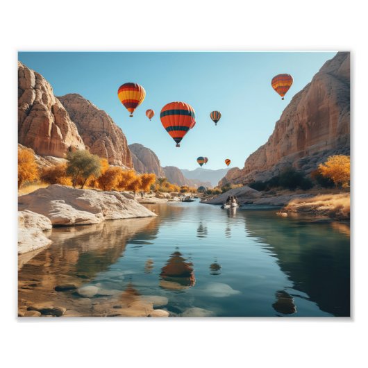 Luchtballonnen Foto Afdruk (Voorkant)
