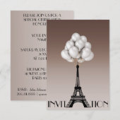 Luchtballonnen Glam Chic Ivory Kaart (Voorkant / Achterkant)