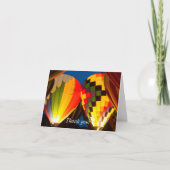 Luchtballonnen Gloeien Bedankkaart Kaart (Voorkant)