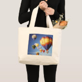 Luchtballonnen Grote Tote Bag (Voorkant (product))