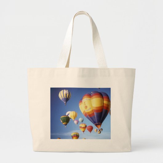 Luchtballonnen Grote Tote Bag (Voorkant)