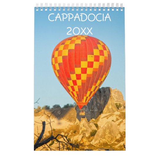 Luchtballonnen in Cappadociaanse wandkalender Kalender (Hoes)