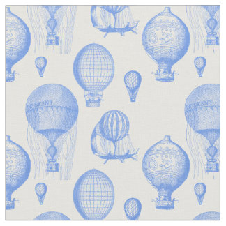  luchtballonnen in Cornflower Blue Stof