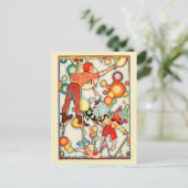 Luchtballonnen in de hemel briefkaart (Staand voorkant)