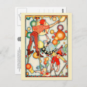 Luchtballonnen in de hemel briefkaart (Voorkant / Achterkant)