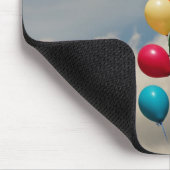 Luchtballonnen in de Sky Mousepad Muismat (Hoek)