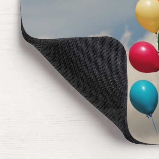 Luchtballonnen in de Sky Mousepad Muismat (Hoek)