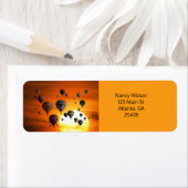 Luchtballonnen in de vlucht etiket (Insitu)