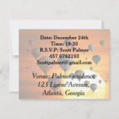 Luchtballonnen in de vlucht kaart (Achterkant)