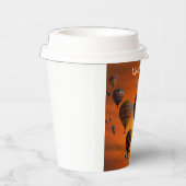 Luchtballonnen in de vlucht papieren bekers