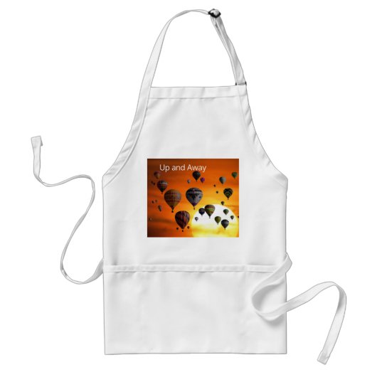 Luchtballonnen in de vlucht standaard schort (Voorkant)