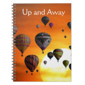 Luchtballonnen in Notitieboek (Voorkant)