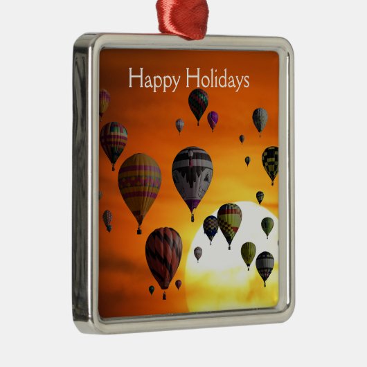 Luchtballonnen in ornament van vluchtmetaal (Rechts)