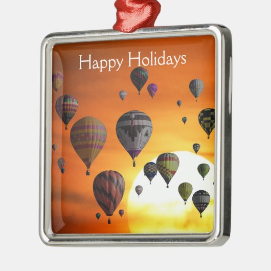 Luchtballonnen in ornament van vluchtmetaal (Links)