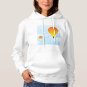 Luchtballonnen in wolken hoodie (Voorkant)